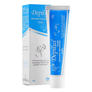DEPILUS CREAM (EFLORNITHINE HYDROCHLORIDE 13.9%) 15grm