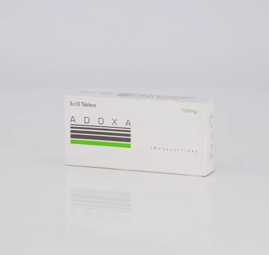 ADOXA TABLETS 100mg (DOXYCYCLINE) PACK OF 30 TABLETS