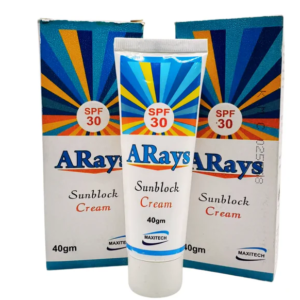 A-Rays Cream (Zinc Oxide & Titanium Dioxide) - Broad Spectrum Sun Protection | 40g