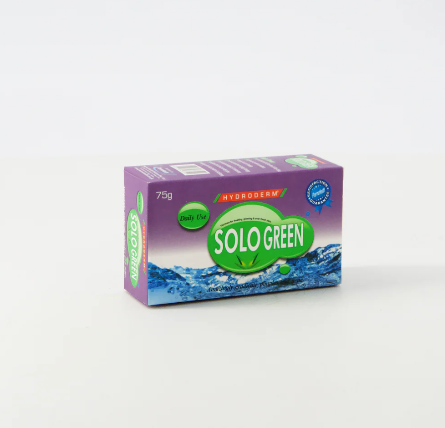 Solo Green Bar 75gm – Antibacterial & Refreshing Cleansing Bar for Oily Skin