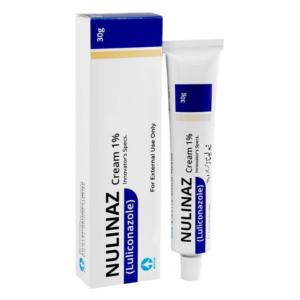 Nulinaz Cream 1% is an effective antifungal treatment for skin infections. 30g