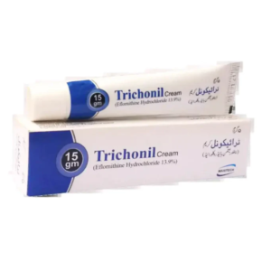 TRICHONIL Cream 15g (Eflornithine HCl 13.9%) - Unwanted Facial Hair Removal
