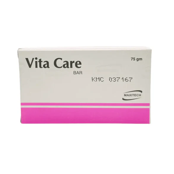 Vita Care Bar 75g (Vitamin E, Glycerin, Aloe Vera) - Moisturizing & Nourishing Soap