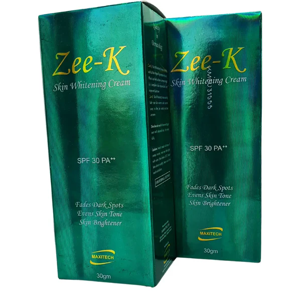 Zee-K Skin Whitening Cream 30g | Brightening Cream with Alpha Arbutin & Vitamin C