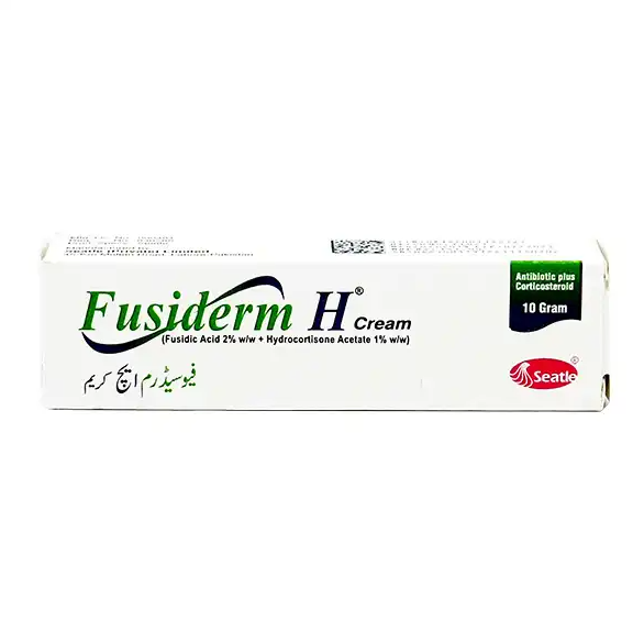 FUSIDERM - H CREAM FUSIDIC ACID + HYDROCORTISONE ACETATE ANTIBIOTIC